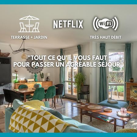 T3 Calme - Ideal Famille & Pros - Parking - Jardin - Wifi - Netflix Besançon Exterior foto