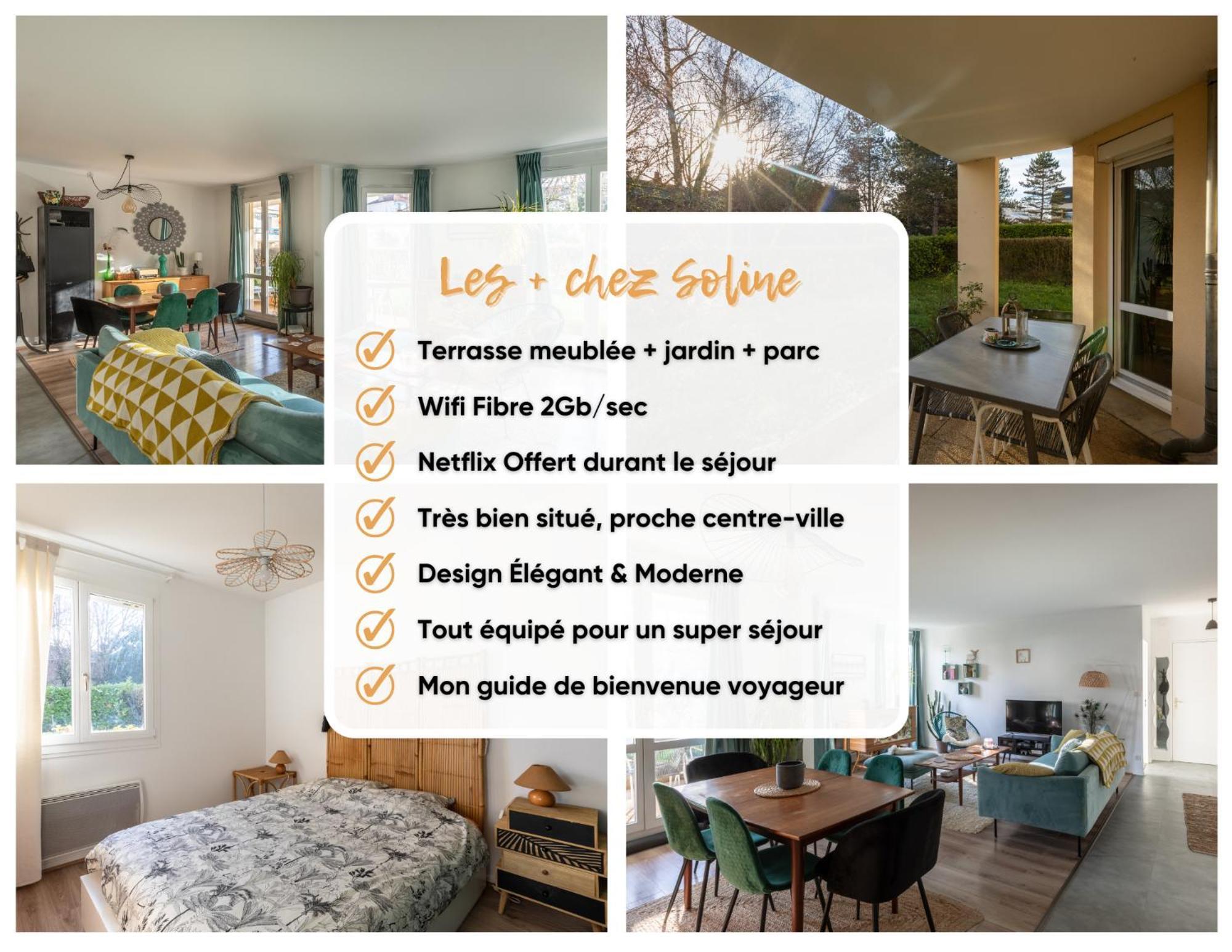 T3 Calme - Ideal Famille & Pros - Parking - Jardin - Wifi - Netflix Besançon Exterior foto